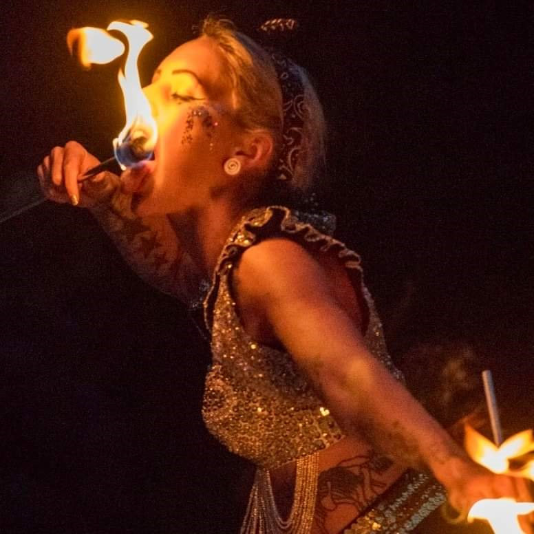 Fire Eating - Deepdale Festival | 26th to 29th September 2019 - We are really excited about our first colaboration with the Oak Circus Centre and Lost In Translation Circus from Norwich, who are sending us various acts throughout the weekend.  Enjoy fire eating on Saturday.