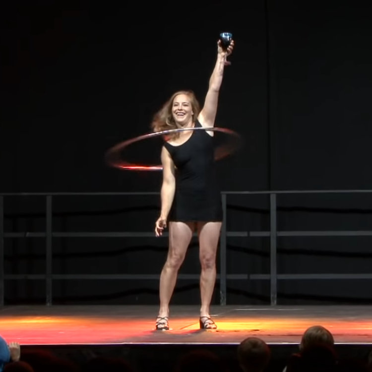 Annabel Carberry - Deepdale Festival | 26th to 29th September 2019 - We are really excited about our first colaboration with the Oak Circus Centre and Lost In Translation Circus from Norwich, who are sending us various acts throughout the weekend.  Enjoy this hugely entertaining hula hoop show from the very talented Annabel Carberry.