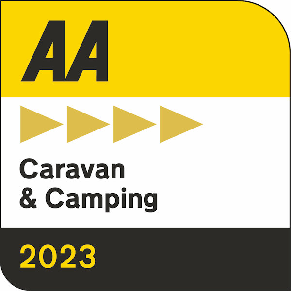 Deepdale Camping has been awarded 4 Gold Pennants by the AA
