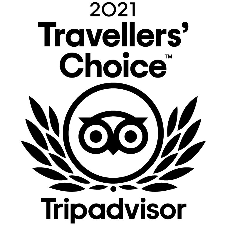 Tripadvisor Travellers Choice 2021 - Deepdale Camping & Rooms is in the top 10% of hotels worldwide